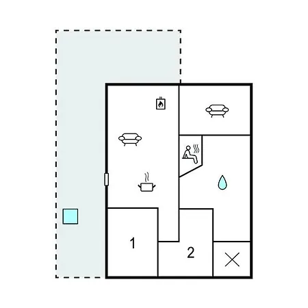 Casa vacanze In With Sauna Haderslev